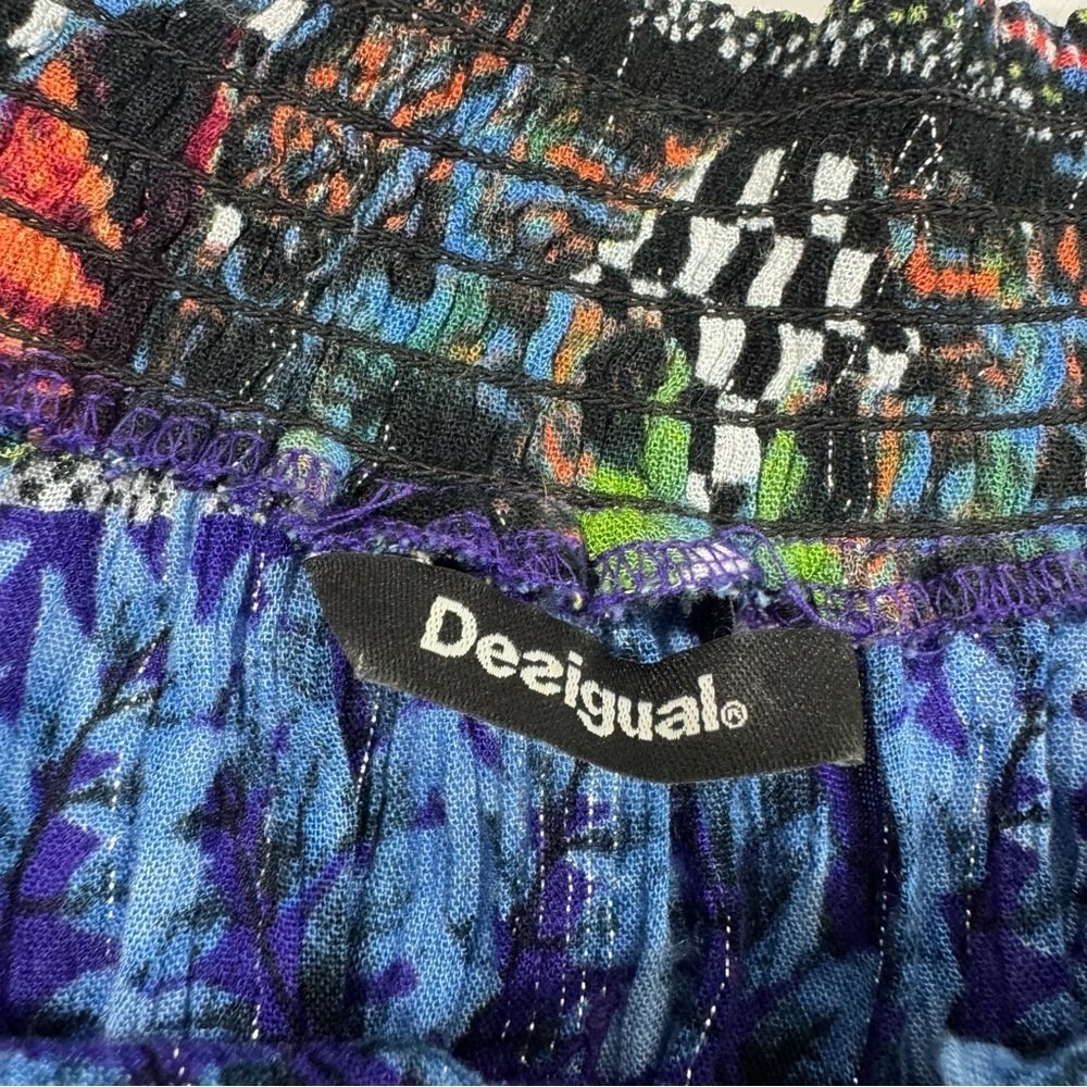 Desigual Andrea Gypsy Off Shoulder Blouse Tunic - Picture 8 of 10